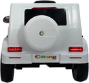 Bang Toys - Carrinho Elétrico Infantil Nitro SX 12V - Licenciado, com Luzes de LED, Sons, Entrada USB/MP3, Bluetooth, Portas que Abrem e Controle Remoto - Suporta até 30kg - Cor Branco