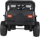 Bang Toys - Carrinho Elétrico Infantil Adventure 12V - com Luzes de LED, Sons, Entrada USB/MP3, Bluetooth, Controle Remoto - Suporta até 50kg - Cor Preto