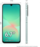Samsung Celular Galaxy A26 5G 256GB, 8GB RAM, Câmera de 50MP, IP67, Tela Super AMOLED 6.7", NFC (Verde)