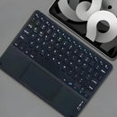 Teclado Sem Fio Bluetooth Com Touchpad, Portátil, Compatível Com Notebook, Tablet, Smart TV, Bateria Recarregável, Design Compacto, Marca VARENZIA