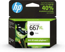 Cartucho HP 667XL Preto Original (3YM81AB) Para HP Deskjet 2376, 2776, 6476, 5076, 52765076, Impressora HP 5276