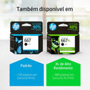 Cartucho HP 667XL Preto Original (3YM81AB) Para HP Deskjet 2376, 2776, 6476, 5076, 52765076, Impressora HP 5276