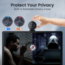 EMEET Webcam 4K para PC, webcam S600 com sensor Sony, 2 microfones de redução de ruído, FOV de 65° a 88°, foco automático TOF, capa de privacidade rotativa integrada, 1080p a 60FPS, ideal para