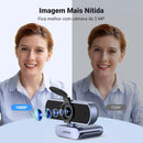UGREEN Webcam Full HD 1080P com Microfone, Campo de Visão de 85°, Redução de Ruído, USB Plug and Play, Correção Automática de Luz, Adequada para Streaming/Conferência, Zoom/Skype/YouTube