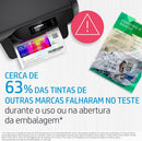 Cartucho de Tinta HP 664 Preto Original (F6V29AB) Para Impressora Deskjet 2136, 2676, 3776, 5076, 527