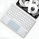 Teclado Sem Fio Bluetooth Com Touchpad, Portátil, Compatível Com Notebook, Tablet, Smart TV, Bateria Recarregável, Design Compacto, Marca VARENZIA